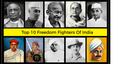 english top 10 freedom fighters of india