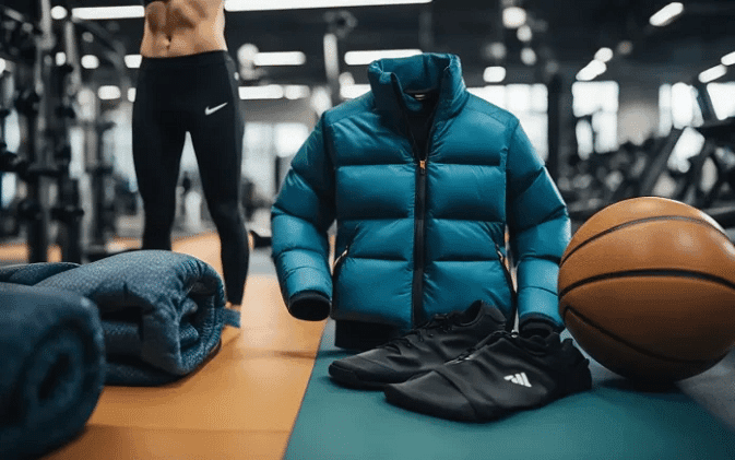 the spark shop men winter jacket sportswear gym fitness